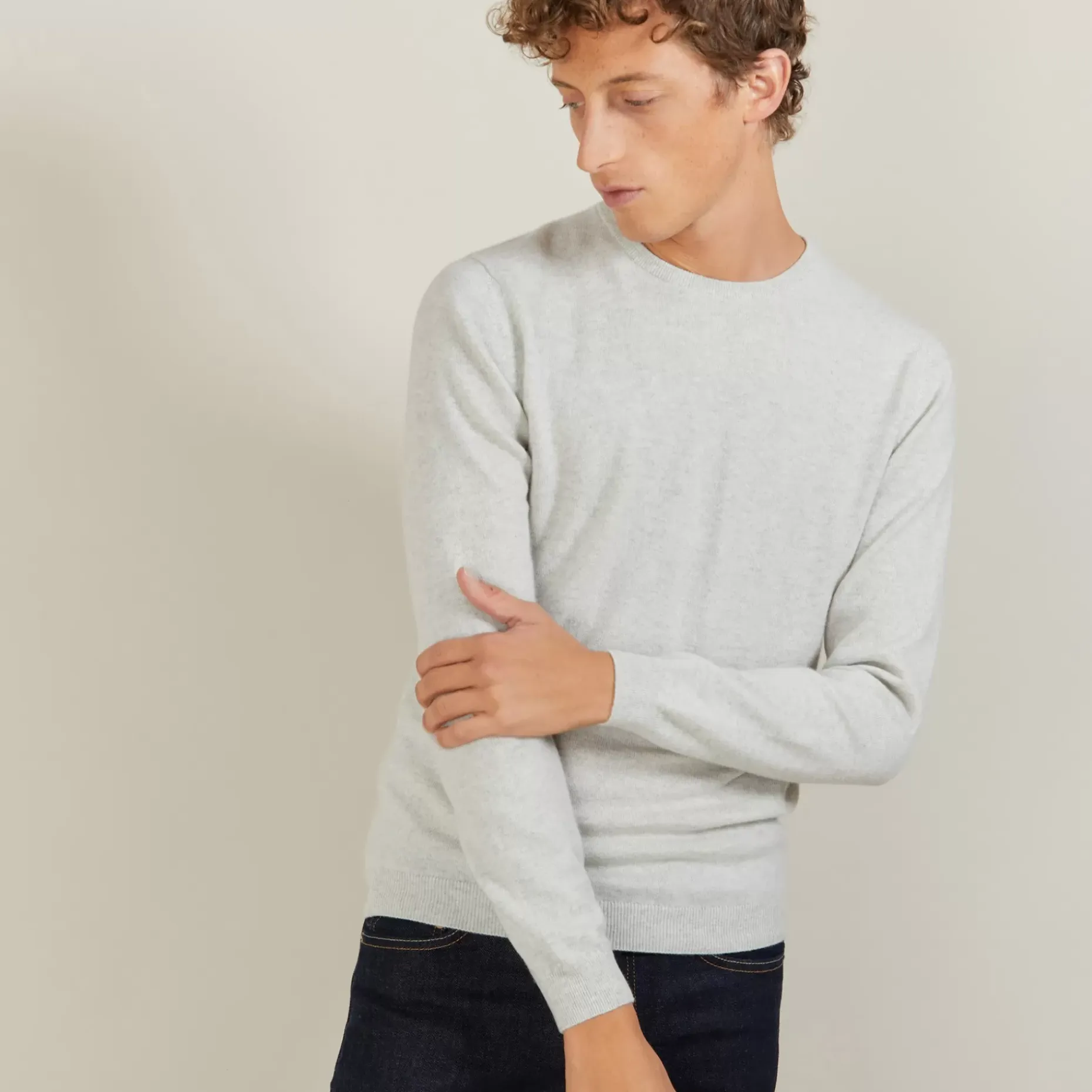 Maison Montagut Pulls>Pull Col Rond En Cachemire - Benoit