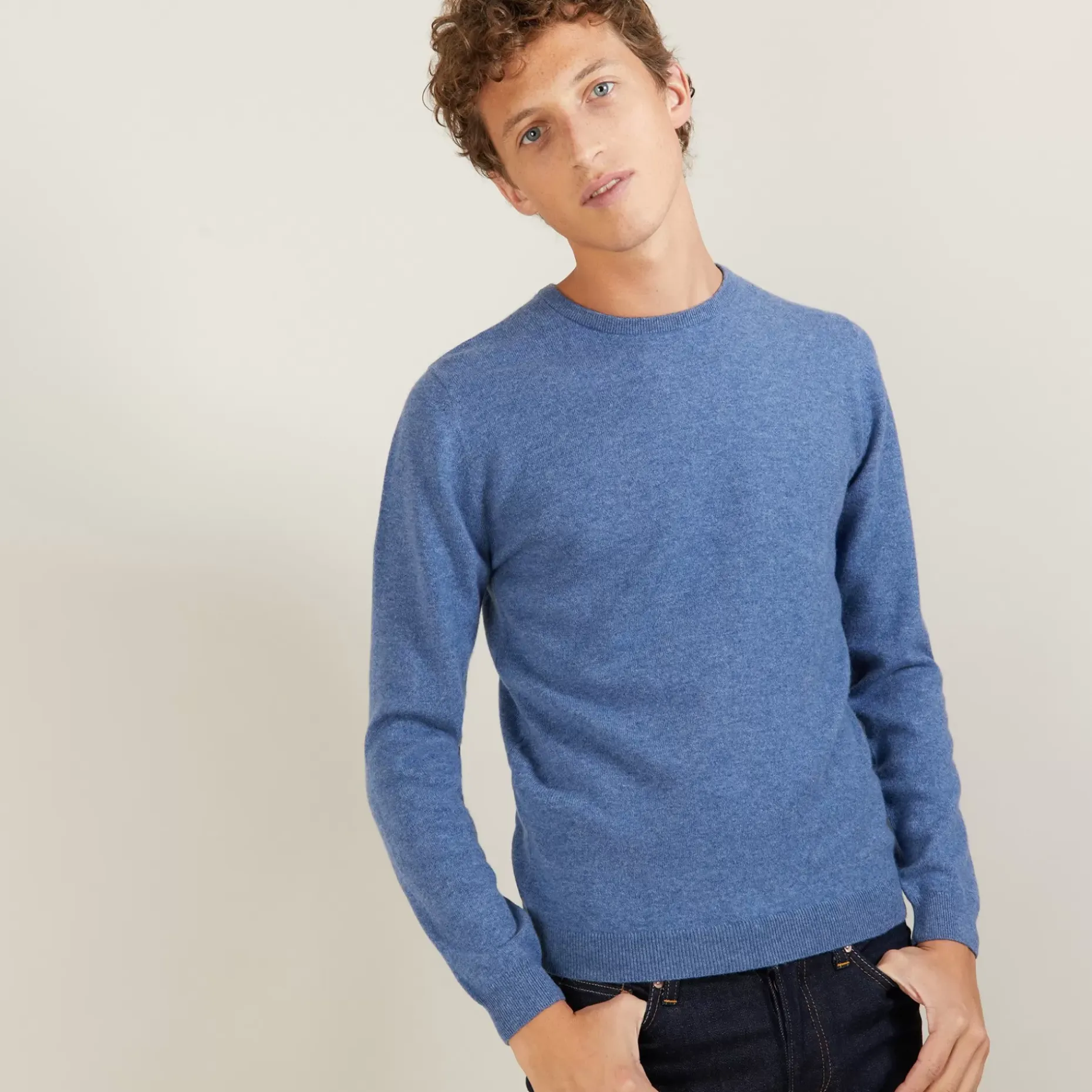Maison Montagut Pulls>Pull Col Rond En Cachemire - Benoit
