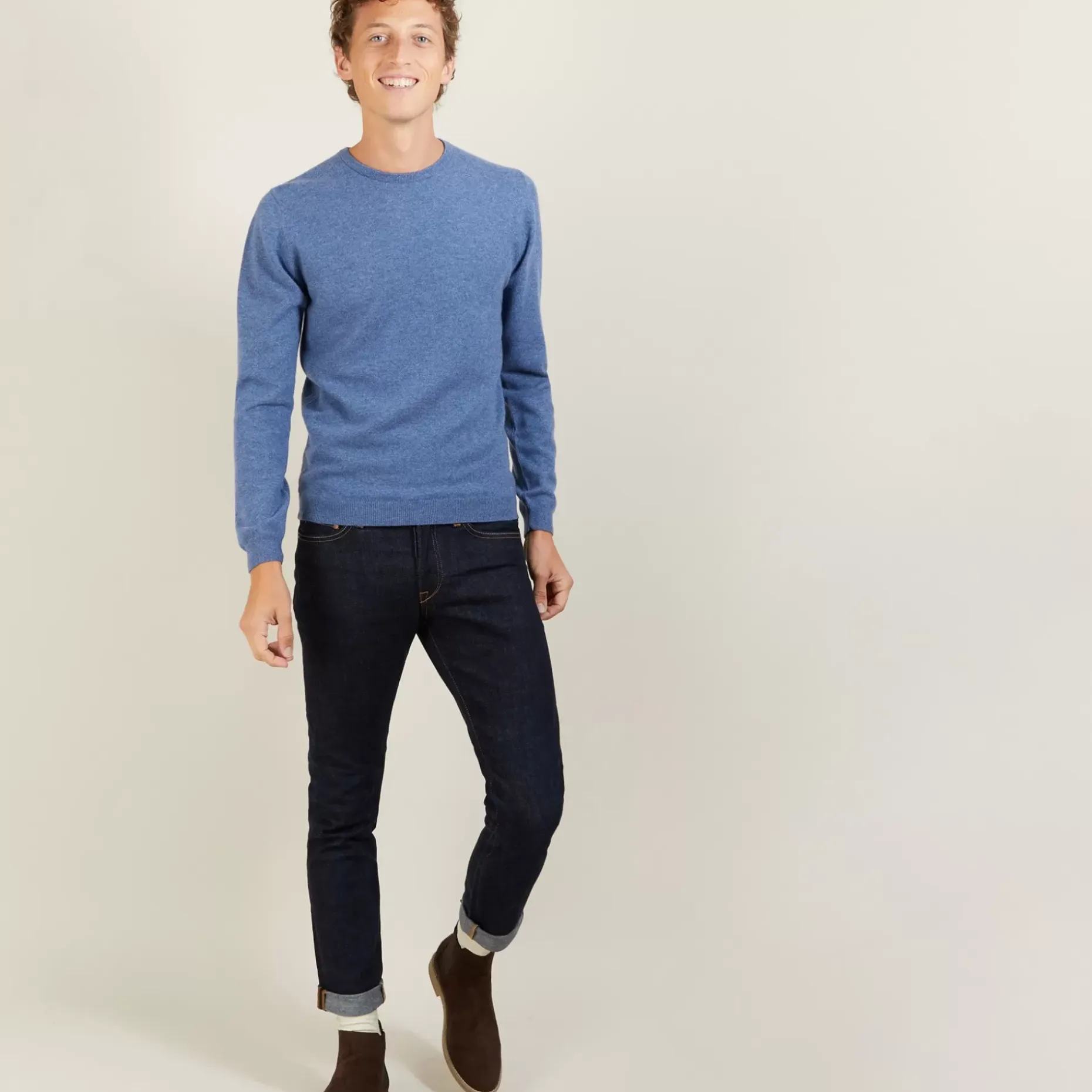 Maison Montagut Pulls>Pull Col Rond En Cachemire - Benoit