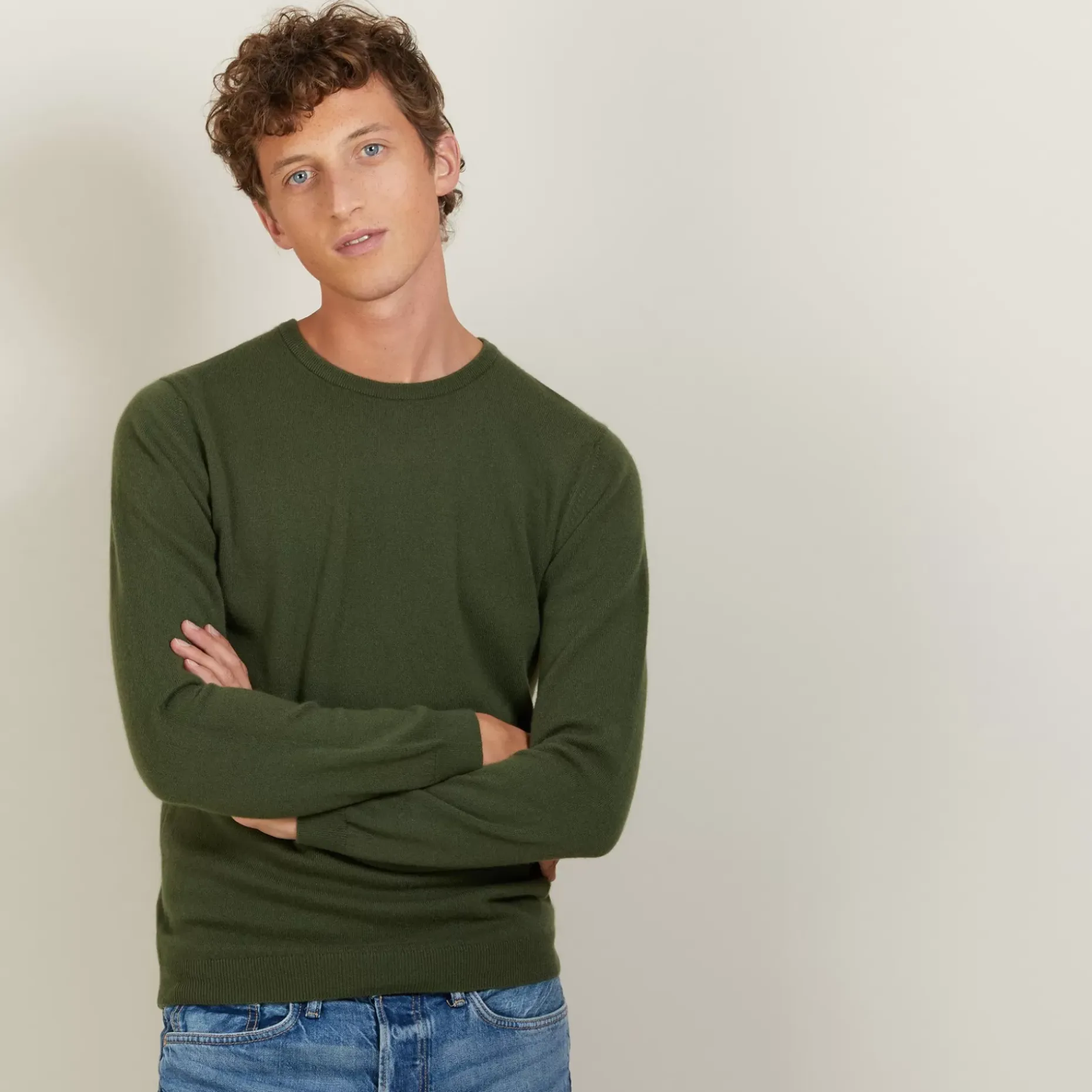 Maison Montagut Pulls>Pull Col Rond En Cachemire - Benoit