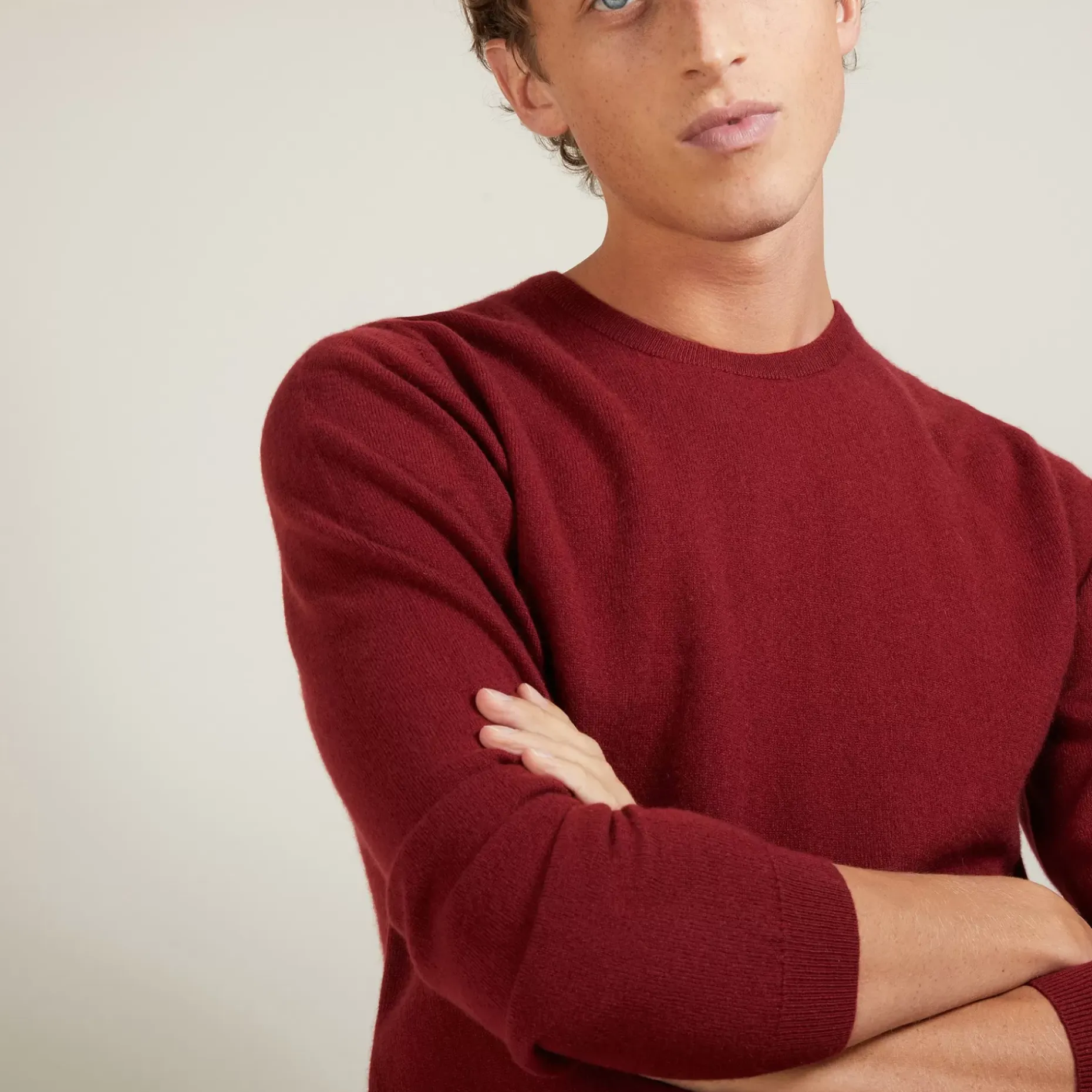 Maison Montagut Pulls>Pull Col Rond En Cachemire - Benoit