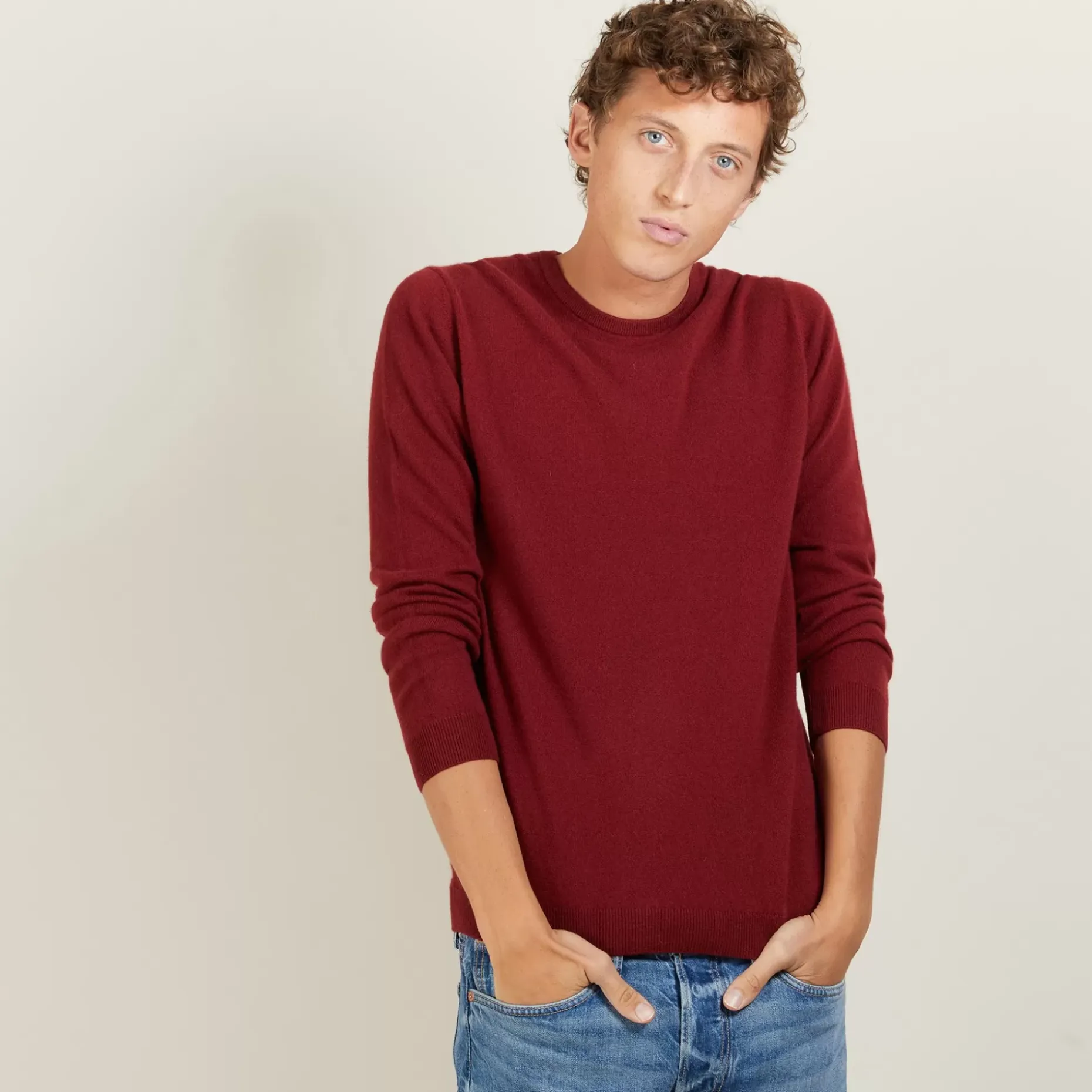 Maison Montagut Pulls>Pull Col Rond En Cachemire - Benoit