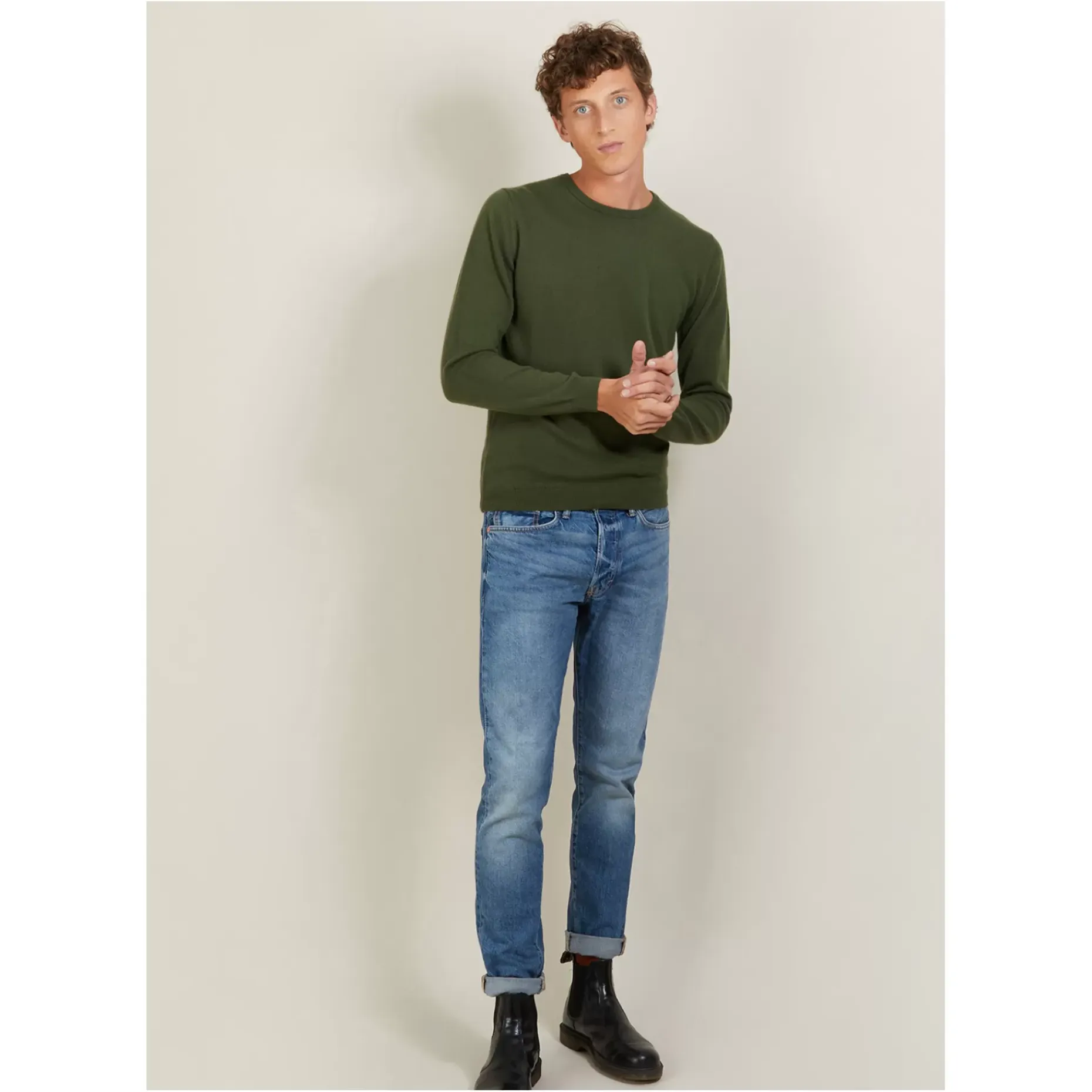Maison Montagut Pulls>Pull Col Rond En Cachemire - Benoit