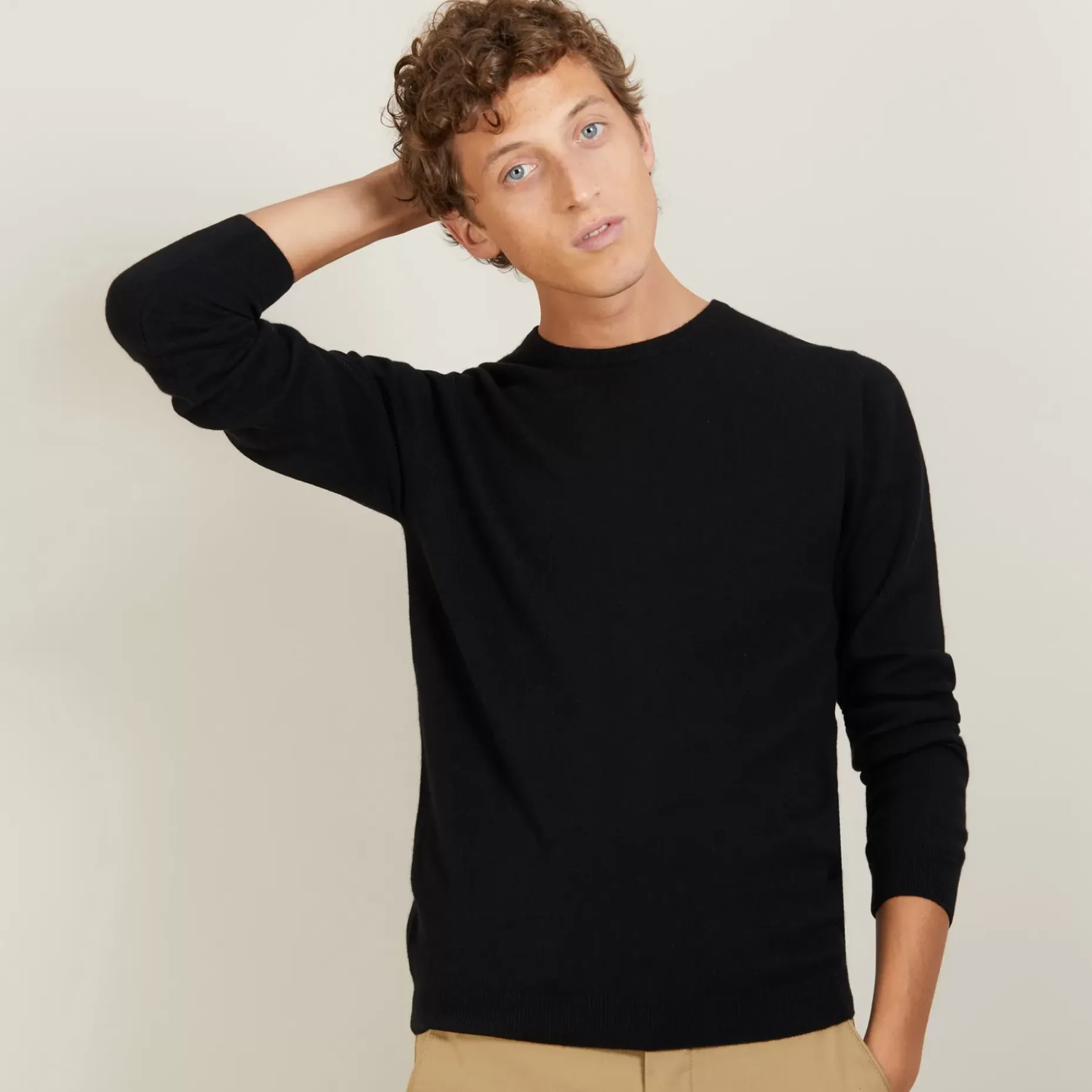Maison Montagut Pulls>Pull Col Rond En Cachemire - Benoit