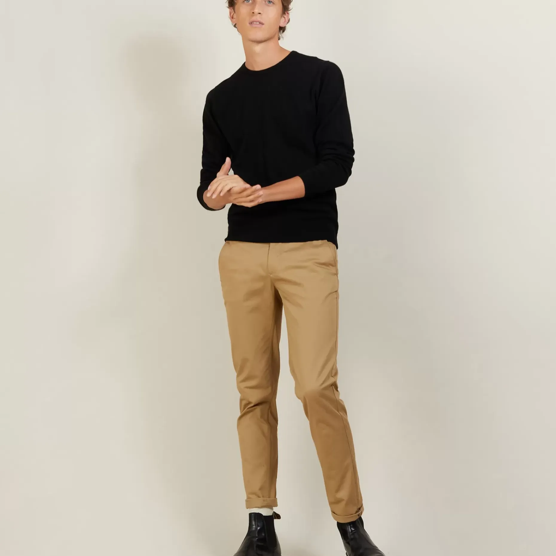 Maison Montagut Pulls>Pull Col Rond En Cachemire - Benoit