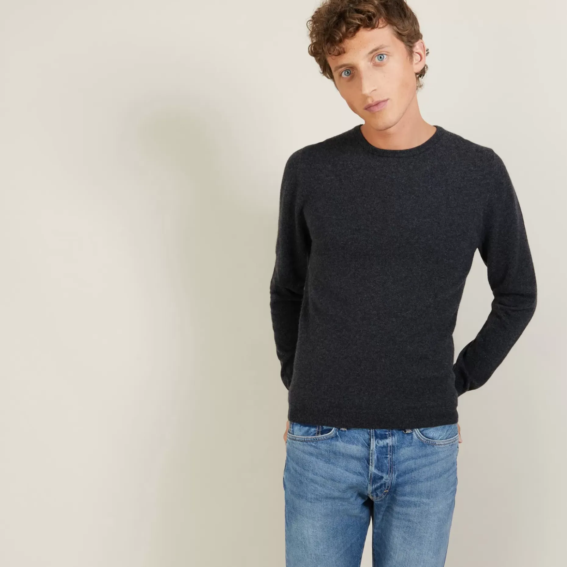 Maison Montagut Pulls>Pull Col Rond En Cachemire - Benoit