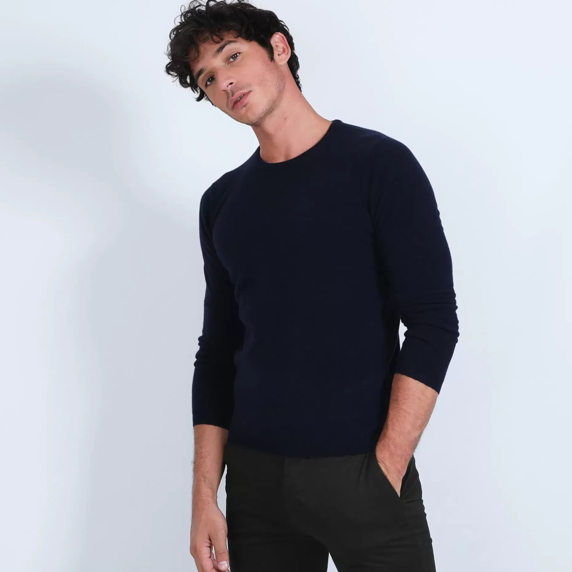 Maison Montagut Pulls>Pull Col Rond En Cachemire - Benoit