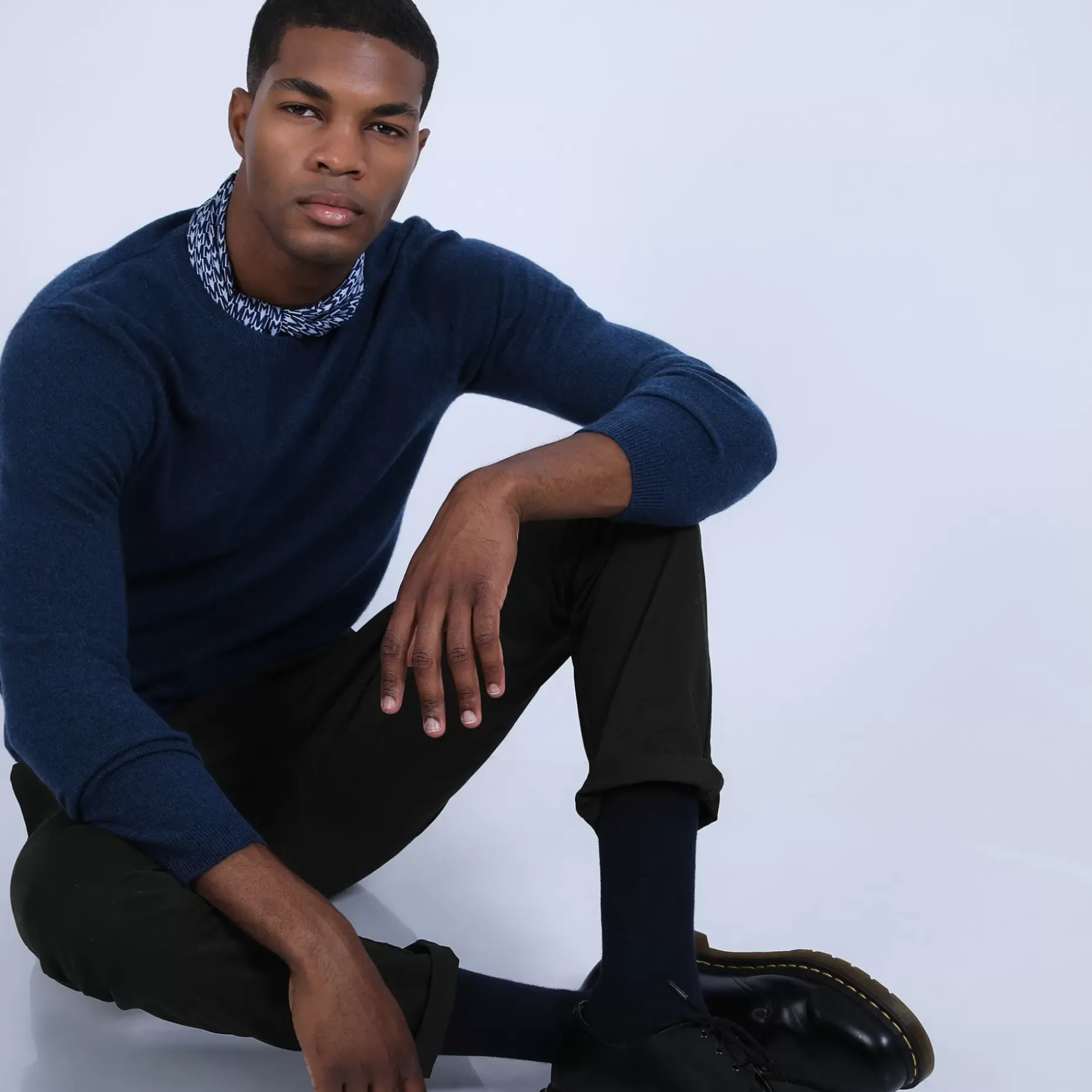 Maison Montagut Pulls>Pull Col Rond En Cachemire - Benoit