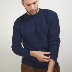 Maison Montagut Pulls>Pull Col Rond En Cachemire 4 Fils - Liverpool