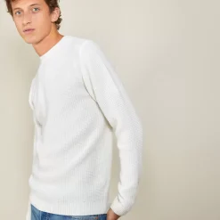 Maison Montagut Pulls>Pull Col Rond En Cachemire 4 Fils - Liverpool
