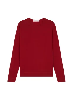 Maison Montagut Pulls>Pull Col Rond En Cachemire Finitions Roulotees - Ernest