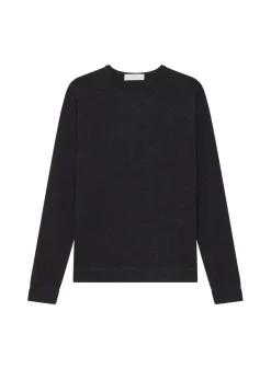Maison Montagut Pulls>Pull Col Rond En Cachemire Finitions Roulotees - Ernest