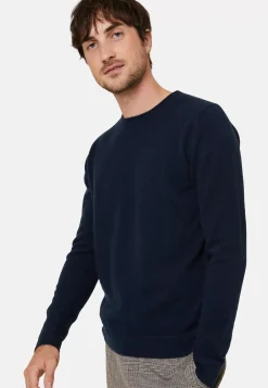 Maison Montagut Pulls>Pull Col Rond En Cachemire Finitions Roulotees - Ernest