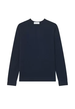 Maison Montagut Pulls>Pull Col Rond En Cachemire Finitions Roulotees - Ernest
