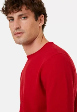 Maison Montagut Pulls>Pull Col Rond En Cachemire Finitions Roulotees - Ernest