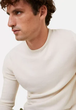 Maison Montagut Pulls>Pull Col Rond En Cachemire Finitions Roulotees - Ernest