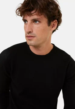 Maison Montagut Pulls>Pull Col Rond En Cachemire Finitions Roulotees - Ernest