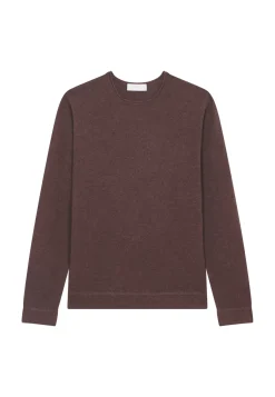 Maison Montagut Pulls>Pull Col Rond En Cachemire Finitions Roulotees - Ernest