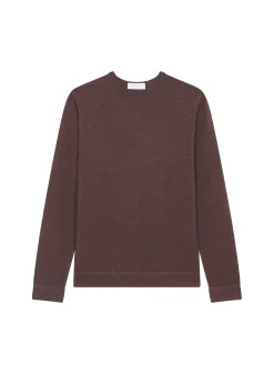 Maison Montagut Pulls>Pull Col Rond En Cachemire Finitions Roulotees - Ernest
