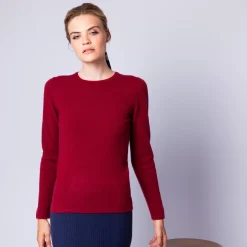 Maison Montagut Pulls>Pull Col Rond En Cachemire Intemporel - Evana