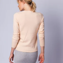 Maison Montagut Pulls>Pull Col Rond En Cachemire Intemporel - Evana