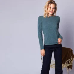 Maison Montagut Pulls>Pull Col Rond En Cachemire Intemporel - Evana