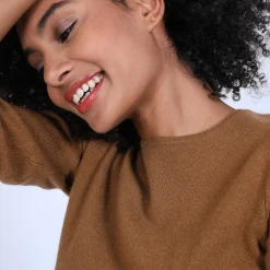 Maison Montagut Pulls>Pull Col Rond En Cachemire Intemporel - Evana