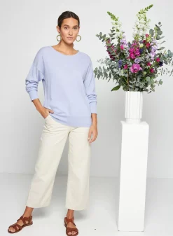 Maison Montagut Pulls>Pull Col Rond En Cachemire Light - Soraya