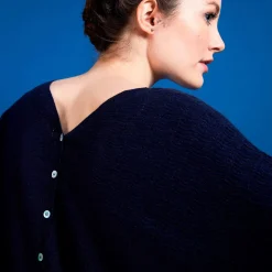 Maison Montagut Pulls>Pull Col Rond En Cachemire Lin - Ambre