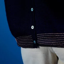Maison Montagut Pulls>Pull Col Rond En Cachemire Lin - Ambre