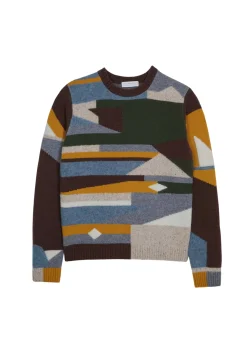 Maison Montagut Pulls>Pull Col Rond En Cachemire Superbowl - Florian Marron Fonce