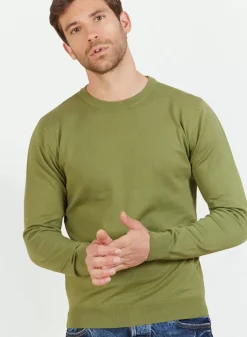 Maison Montagut Pulls>Pull Col Rond En Coton - Balboa