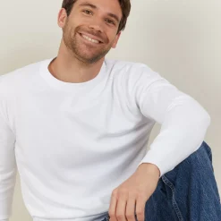 Maison Montagut Pulls>Pull Col Rond En Coton - Balboa