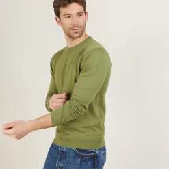 Maison Montagut Pulls>Pull Col Rond En Coton - Balboa