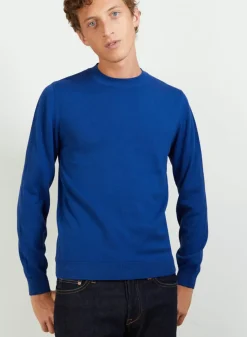 Maison Montagut Pulls>Pull Col Rond En Coton Cachemire - Burton