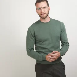 Maison Montagut Pulls>Pull Col Rond En Coton Cachemire - Burton