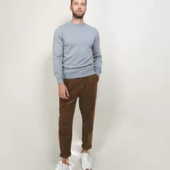 Maison Montagut Pulls>Pull Col Rond En Coton Cachemire - Burton