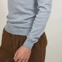 Maison Montagut Pulls>Pull Col Rond En Coton Cachemire - Burton