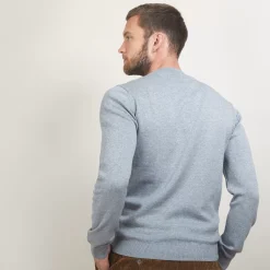 Maison Montagut Pulls>Pull Col Rond En Coton Cachemire - Burton