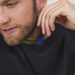 Maison Montagut Pulls>Pull Col Rond En Coton Cachemire - Burton