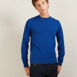 Maison Montagut Pulls>Pull Col Rond En Coton Cachemire - Burton
