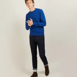 Maison Montagut Pulls>Pull Col Rond En Coton Cachemire - Burton