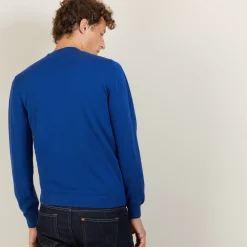 Maison Montagut Pulls>Pull Col Rond En Coton Cachemire - Burton