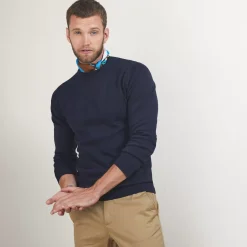 Maison Montagut Pulls>Pull Col Rond En Coton Cachemire - Burton