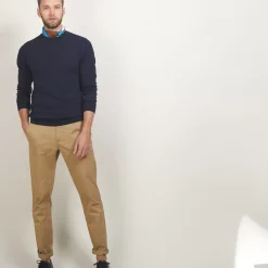 Maison Montagut Pulls>Pull Col Rond En Coton Cachemire - Burton