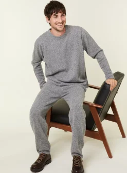 Maison Montagut Pulls>Pull Col Rond En Laine Et Cachemire - Fado