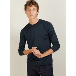 Maison Montagut Pulls>Pull Col Rond En Laine Et Soie - Barsam