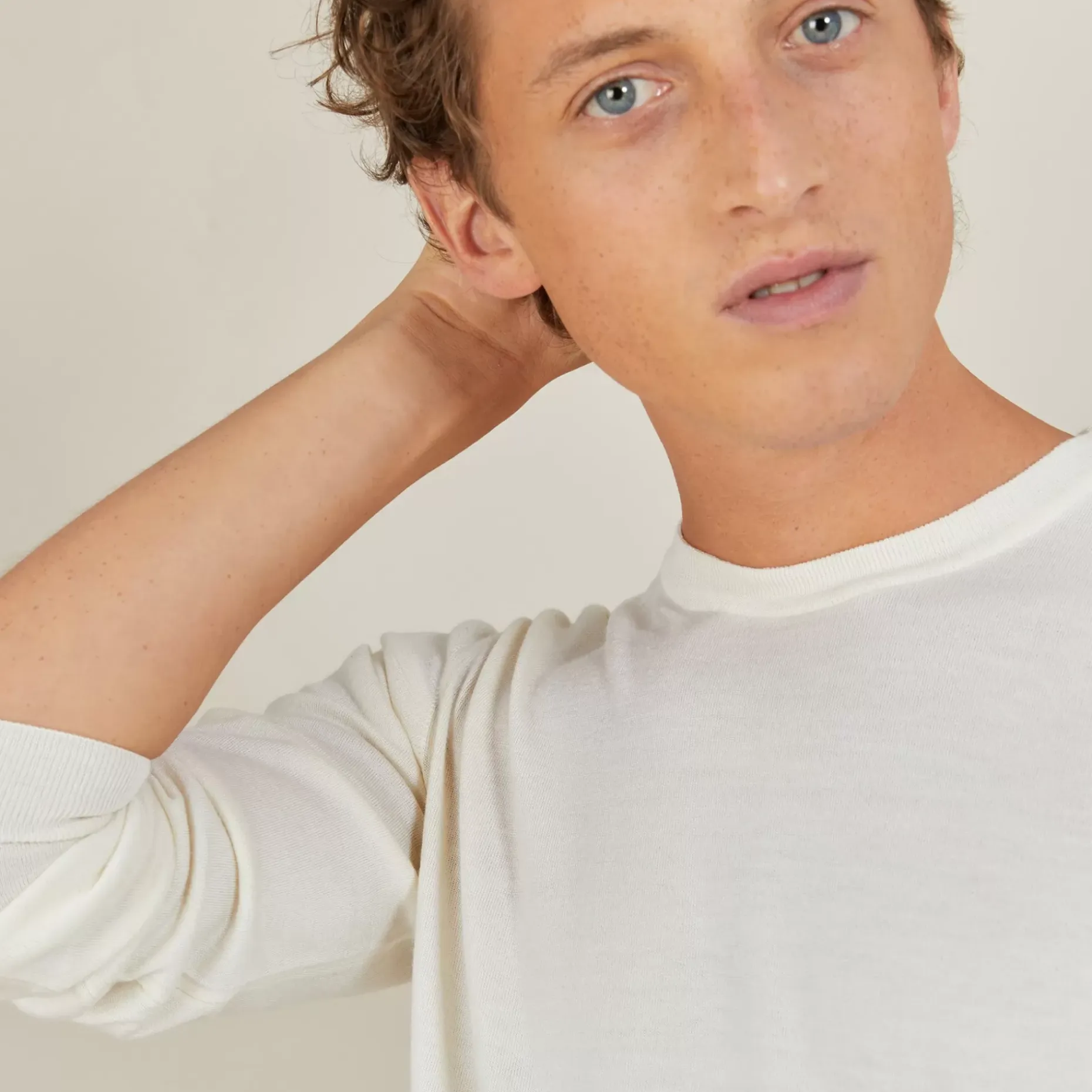 Maison Montagut Pulls>Pull Col Rond En Laine Et Soie - Barsam