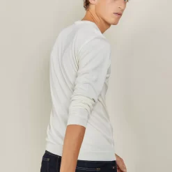 Maison Montagut Pulls>Pull Col Rond En Laine Et Soie - Barsam