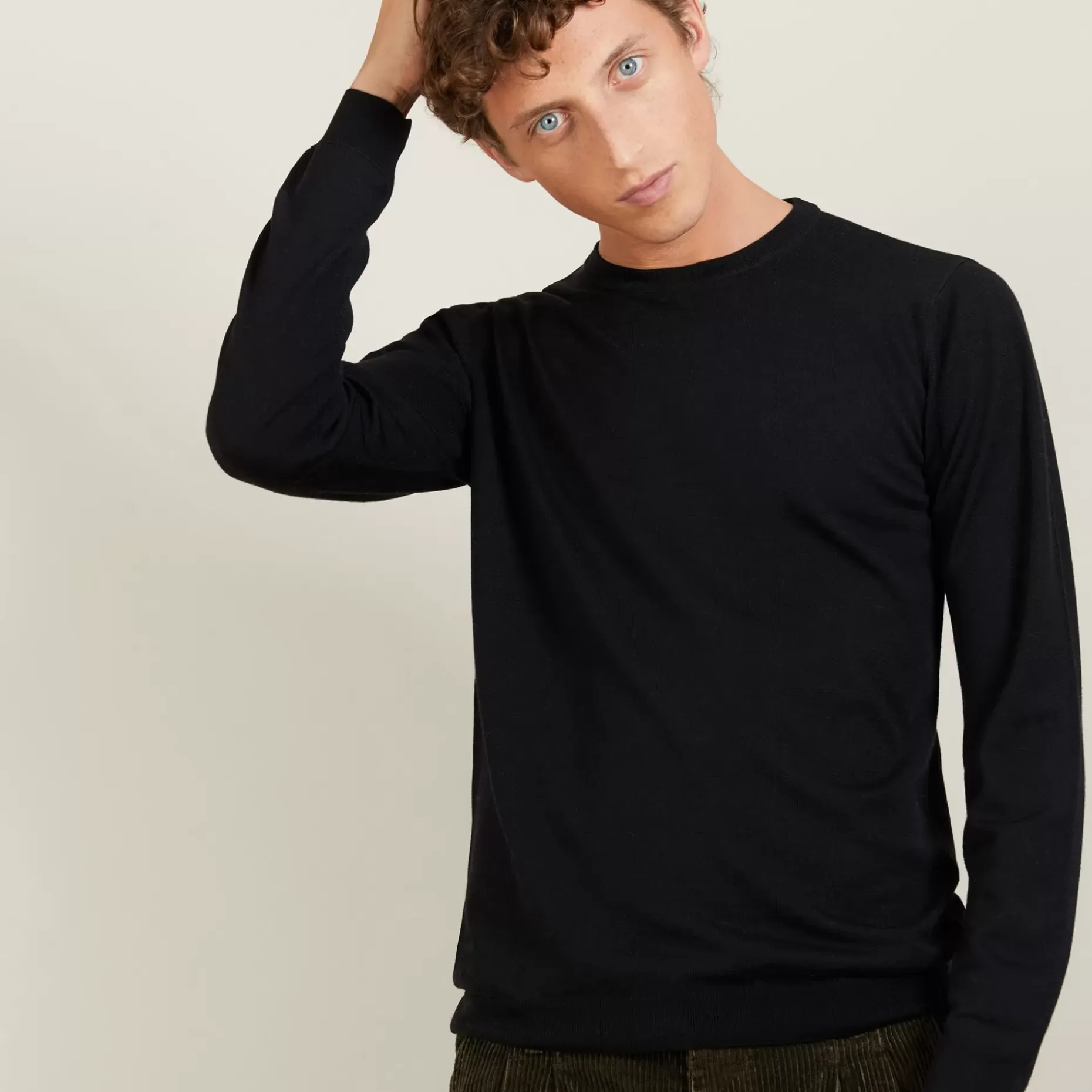 Maison Montagut Pulls>Pull Col Rond En Laine Et Soie - Barsam